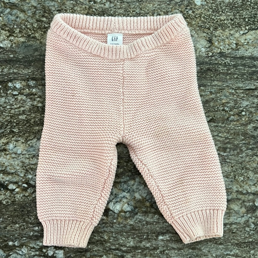 Pink Knitted Sweats